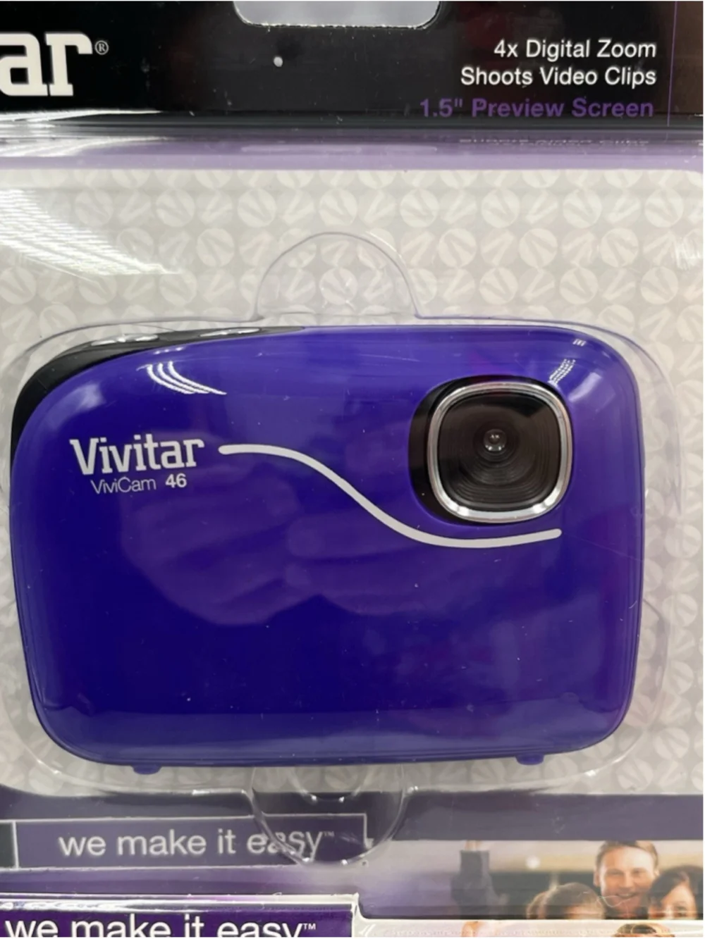 Vivitar ViviCam 46 Vintage Compact Digital Camera 4.1 MP Y2K New Sealed